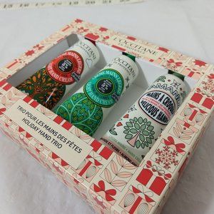L'Occitane Limited Edition 3-Piece Hand Cream Trio Gift Set NIB